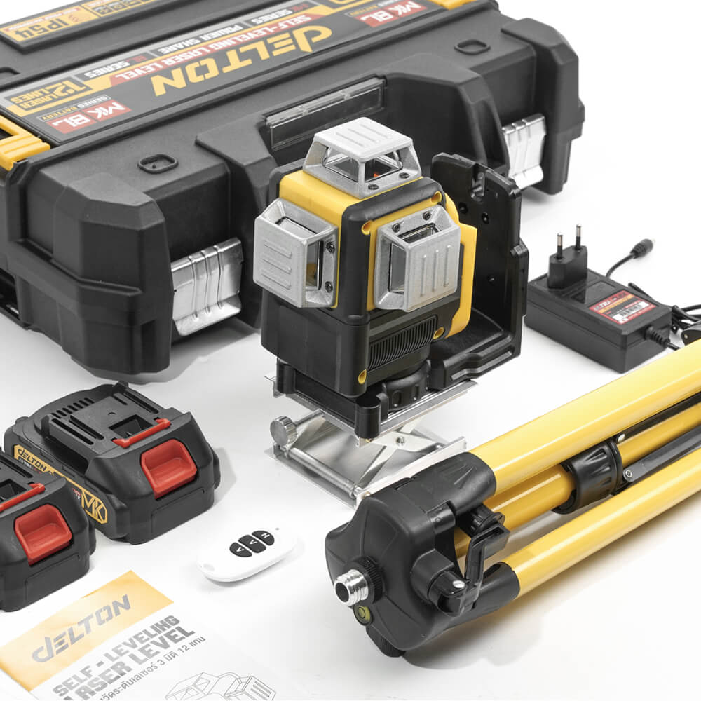 เครื่องวัดระดับเลเซอร์ DELTON รุ่น MKT-3D12L 3 มิติ 12 แกน 360 องศา